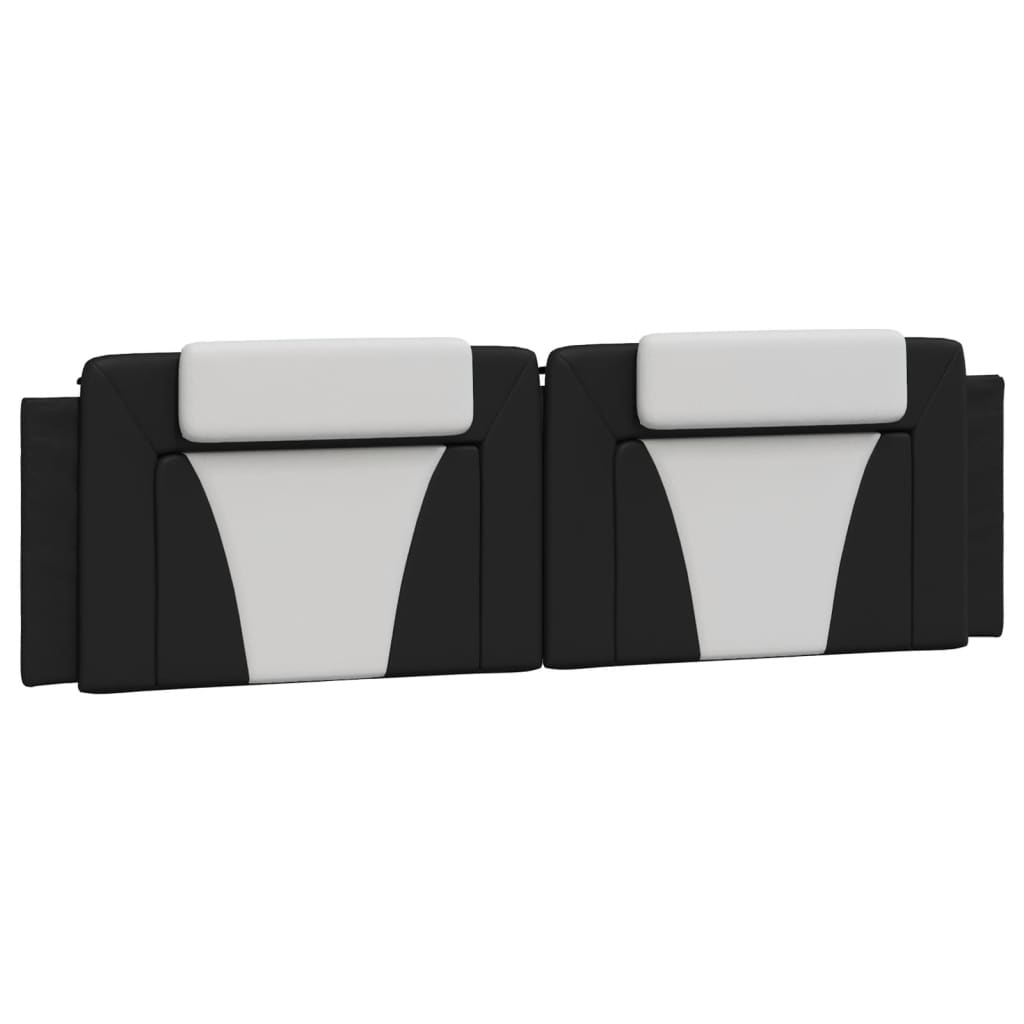 Giroletto Viana con LED senza Materasso Nero e Bianco 180x200cm