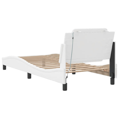 Giroletto con LED senza Materasso Zadar Bianco 90x190 cm