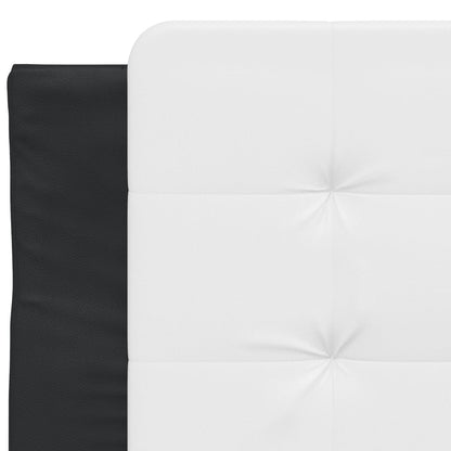 Giroletto con LED senza Materasso Zadar Nero e Bianco 90x190 cm