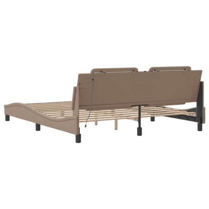 Giroletto con LED senza Materasso Zadar Cappuccino 180x200 cm | homemem39