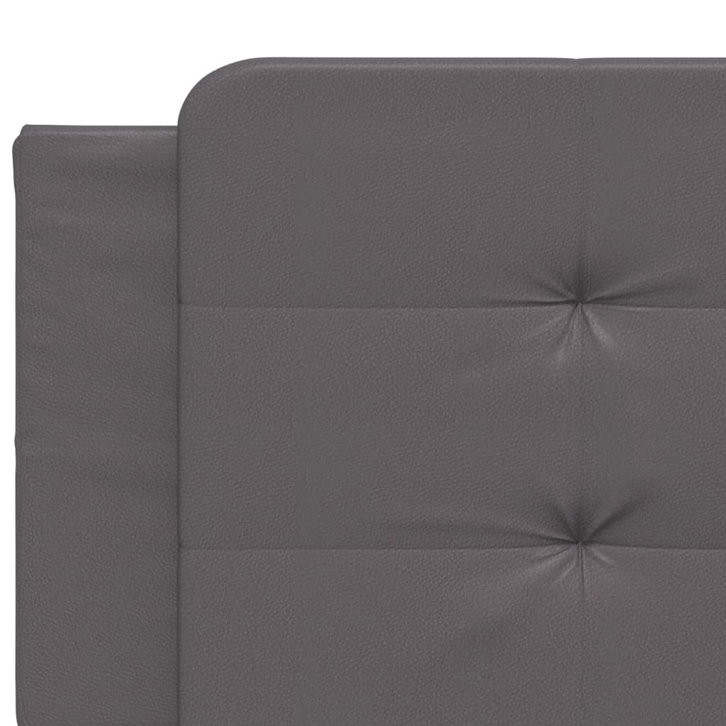 Giroletto con LED senza Materasso Zadar Grigio 200x200 cm
