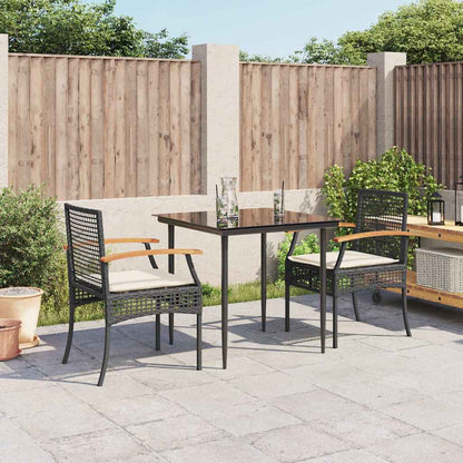 Set da Pranzo da Giardino 3 pz con Cuscini