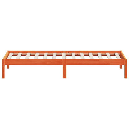 Dormeuse senza Materasso Marrone Cera 80x200 cm Legno di Pino | homemem39