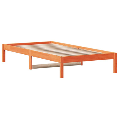 Dormeuse senza Materasso Marrone Cera 90x190 cm Legno di Pino - homemem39