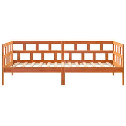 Dormeuse senza Materasso Marrone Cera 90x200 cm Legno di Pino - homemem39