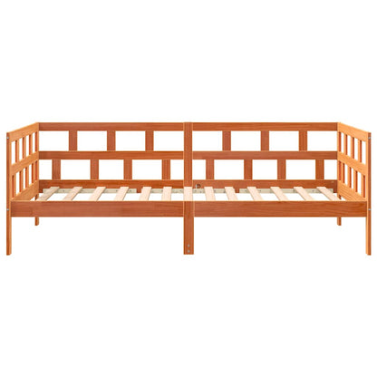 Dormeuse senza Materasso Marrone Cera 80x200 cm Legno di Pino | homemem39
