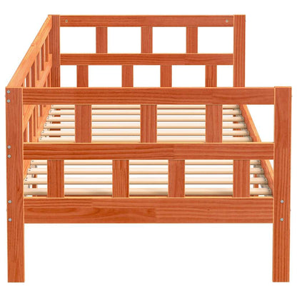 Dormeuse senza Materasso Marrone Cera 80x200 cm Legno di Pino | homemem39