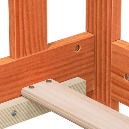 Dormeuse senza Materasso Marrone Cera 80x200 cm Legno di Pino | homemem39