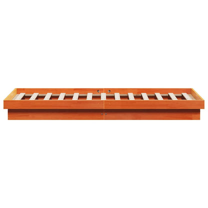 Giroletto LED Marrone Cera 150x200 cm in Legno Massello di Pino | homemem39