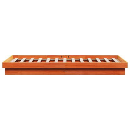 Giroletto LED Marrone Cera 200x200 cm in Legno Massello di Pino | homemem39