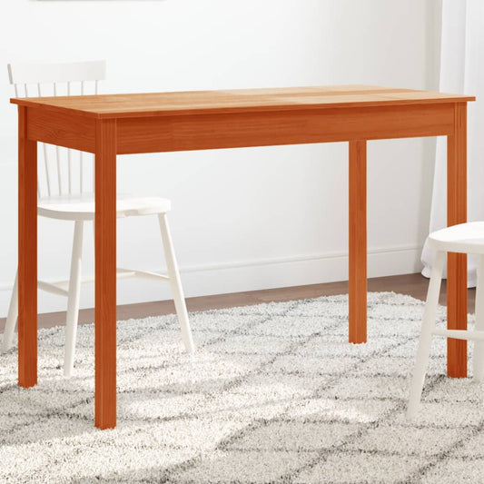 Tavolo da Pranzo Marrone Cera 110x55x75 cm Legno Massello Pino | homemem39