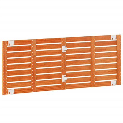 Testiera da Parete 166x3x63 cm in Legno Massello di Pino - homemem39