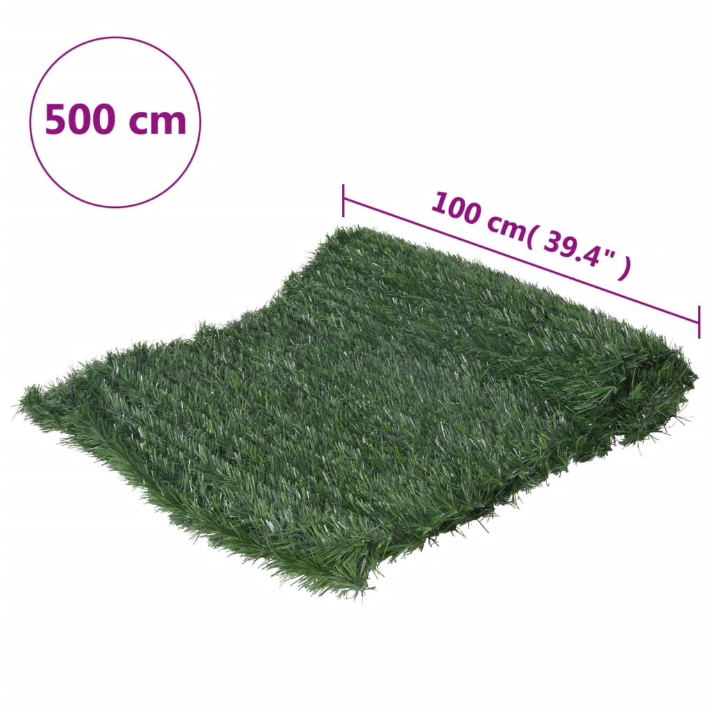 Recinzione Erba Artificiale Verde 1x5 m - homemem39