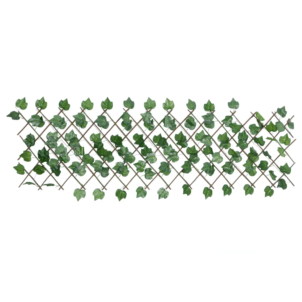 Traliccio Foglie Vite Artificiale Espandibile Verde 190x60 cm