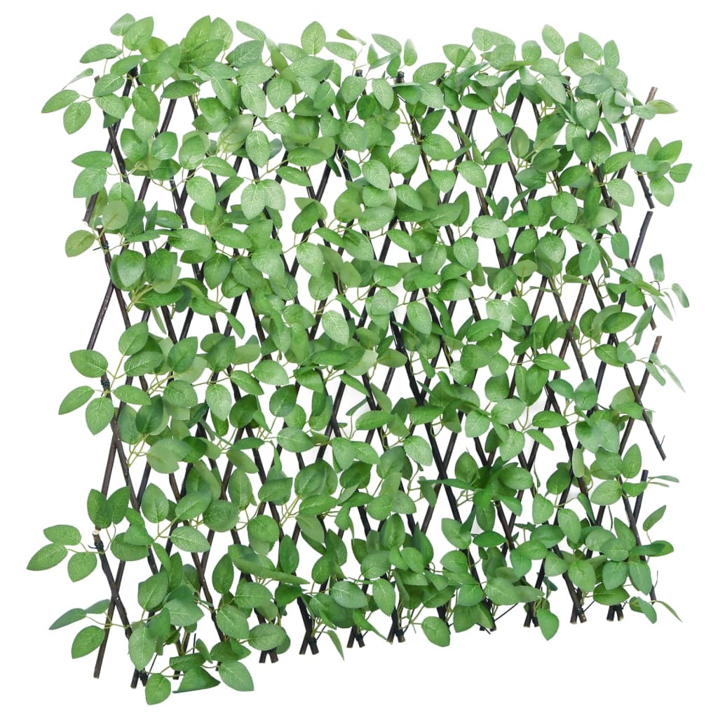 Traliccio Edera Artificiale Espandibile 5 pz Verde 180x65 cm