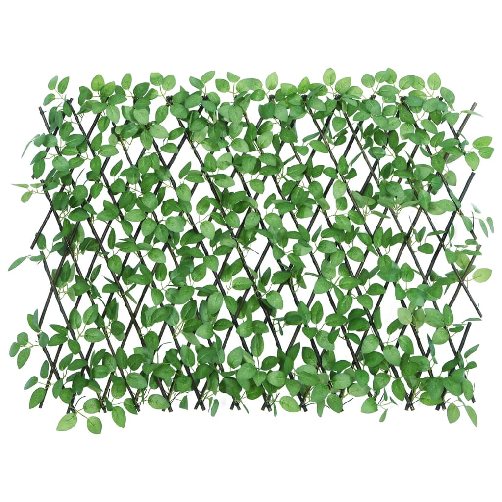 Traliccio Edera Artificiale Espandibile 5 pz Verde 180x65 cm