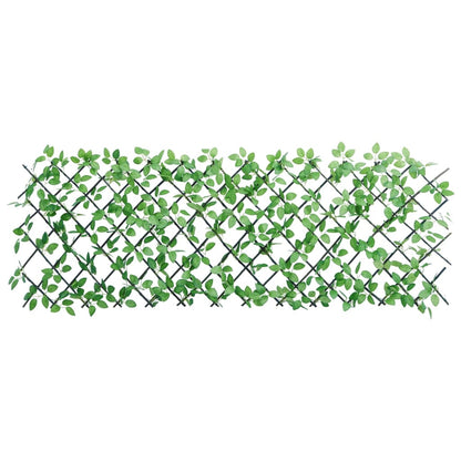 Traliccio Edera Artificiale Espandibile 5 pz Verde 180x65 cm