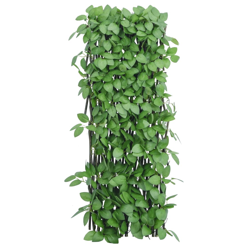 Traliccio Edera Artificiale Espandibile 5 pz Verde 180x65 cm