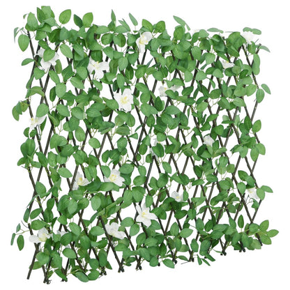 Green Expandable Artificial Ivy Trellis 5pcs 186x30 cm