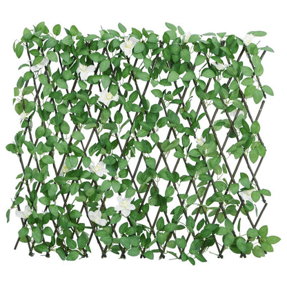 Green Expandable Artificial Ivy Trellis 5pcs 186x30 cm