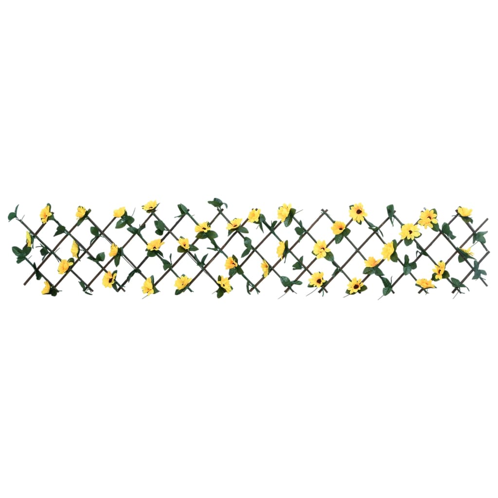 Yellow Expandable Artificial Ivy Trellis 180x20 cm