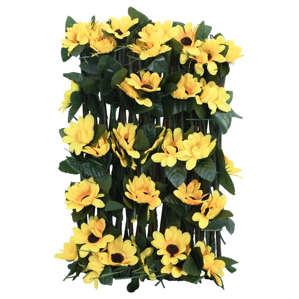 Yellow Expandable Artificial Ivy Trellis 180x20 cm