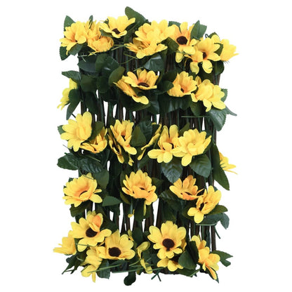 Yellow Expandable Artificial Ivy Trellis 180x20 cm