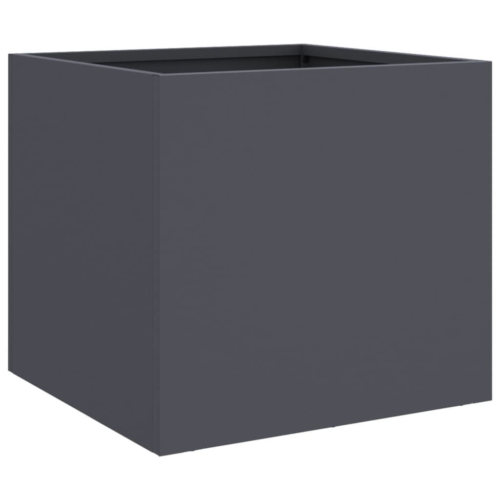 Planters 2 pcs Anthracite 32x30x29 cm Cold Rolled Steel