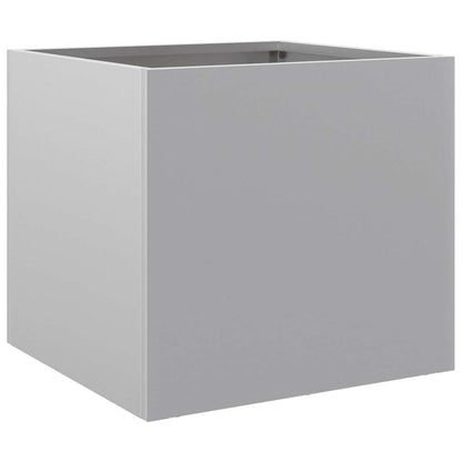 Fioriera Argento 32x30x29 cm in Acciaio Zincato
