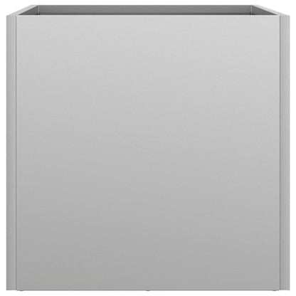 Fioriera Argento 32x30x29 cm in Acciaio Zincato