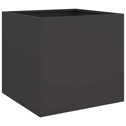 Fioriera Nera 42x40x39 cm in Acciaio