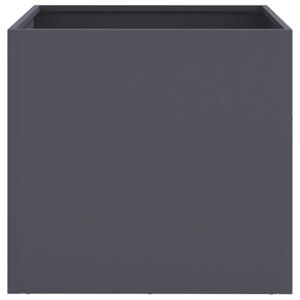 Anthracite Planter 42x40x39 cm in Cold Rolled Steel