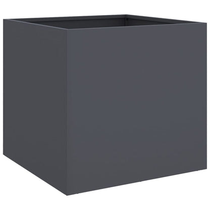 Anthracite Planter 42x40x39 cm in Cold Rolled Steel