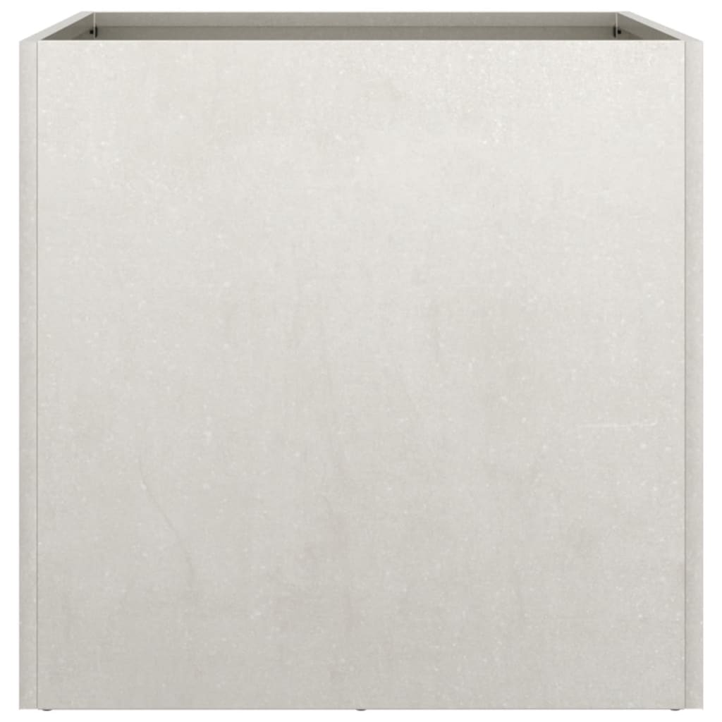 Fioriere 2 pz Argento 42x40x39 cm in Acciaio Inox