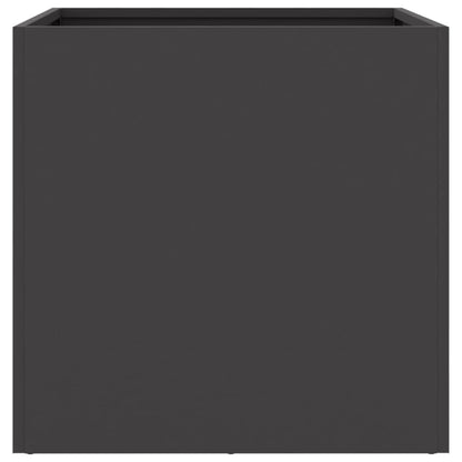 Fioriera Nera 49x47x46 cm in Acciaio