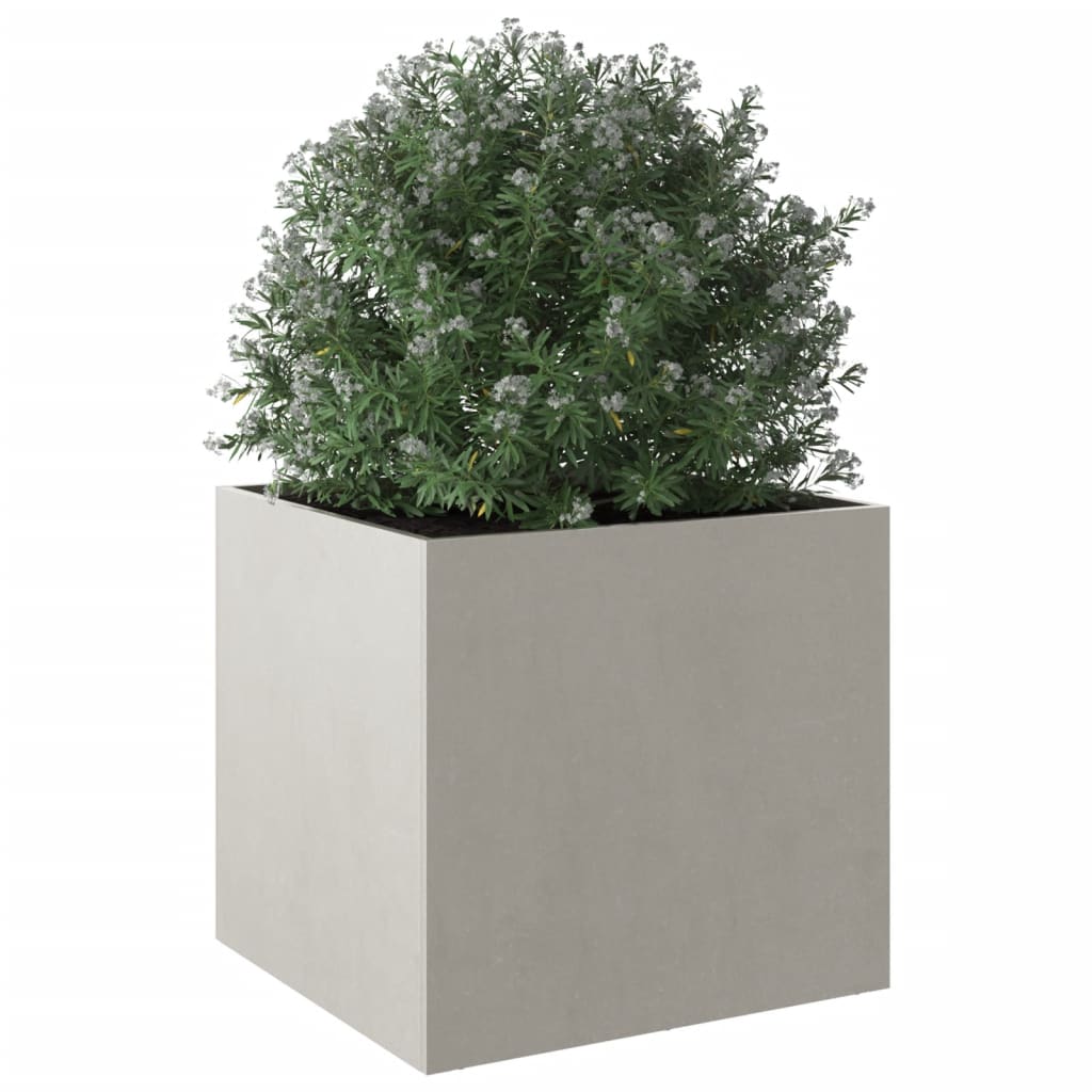 Silver Planter 49x47x46 cm in Stainless Steel