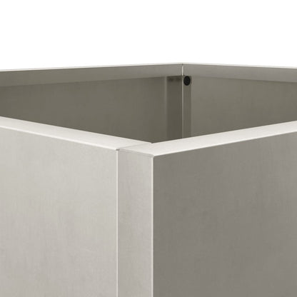 Silver Planter 49x47x46 cm in Stainless Steel