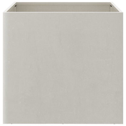 Fioriere 2 pz Argento 49x47x46 cm in Acciaio Inox