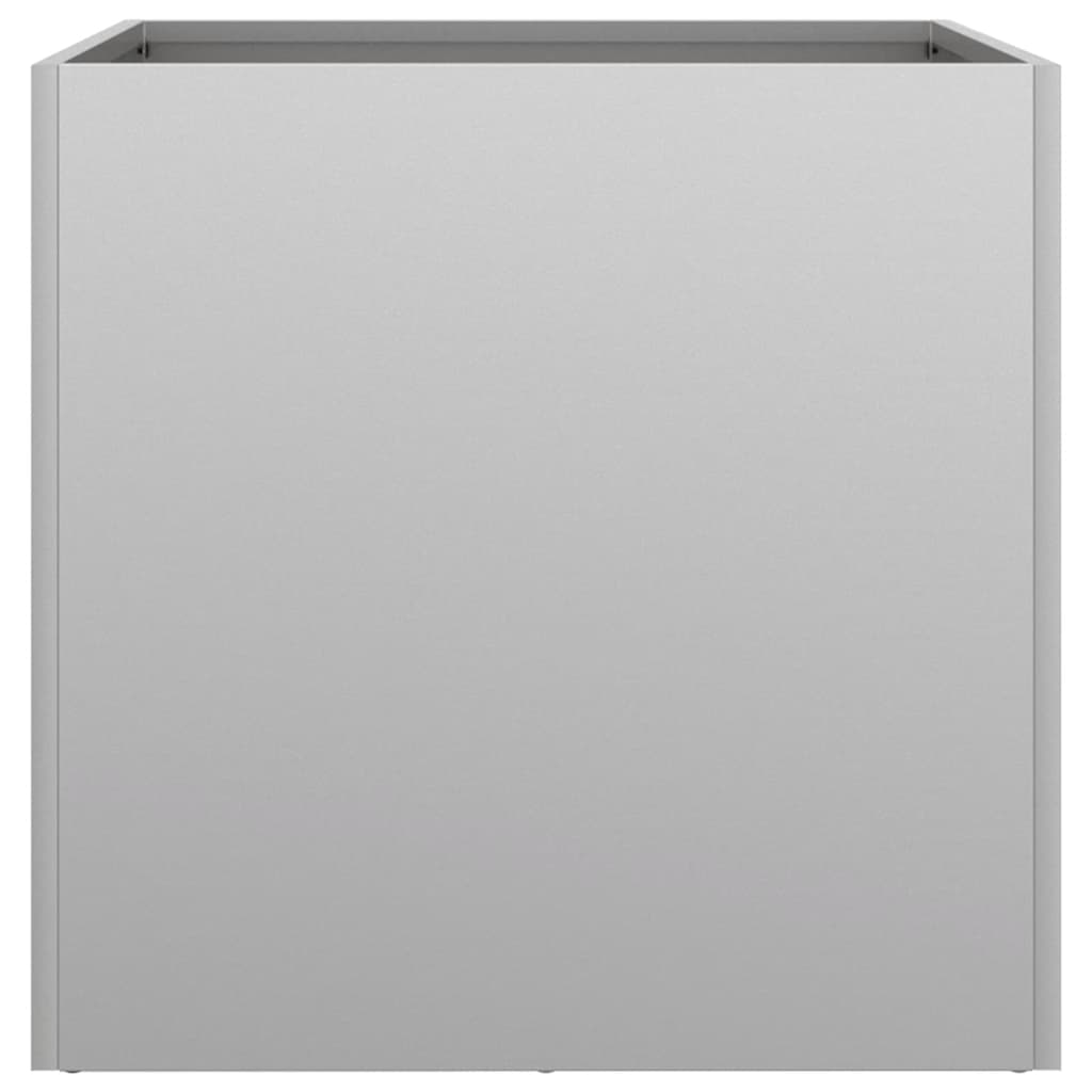 Fioriere 2pz Argento 49x47x46 cm in Acciaio Zincato