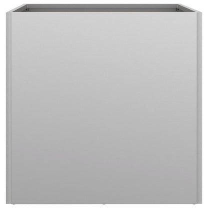 Fioriere 2pz Argento 49x47x46 cm in Acciaio Zincato