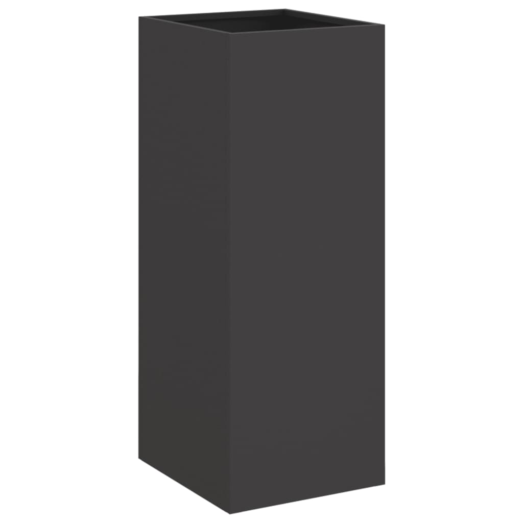 Black Planter 32x29x75 cm in Cold Rolled Steel