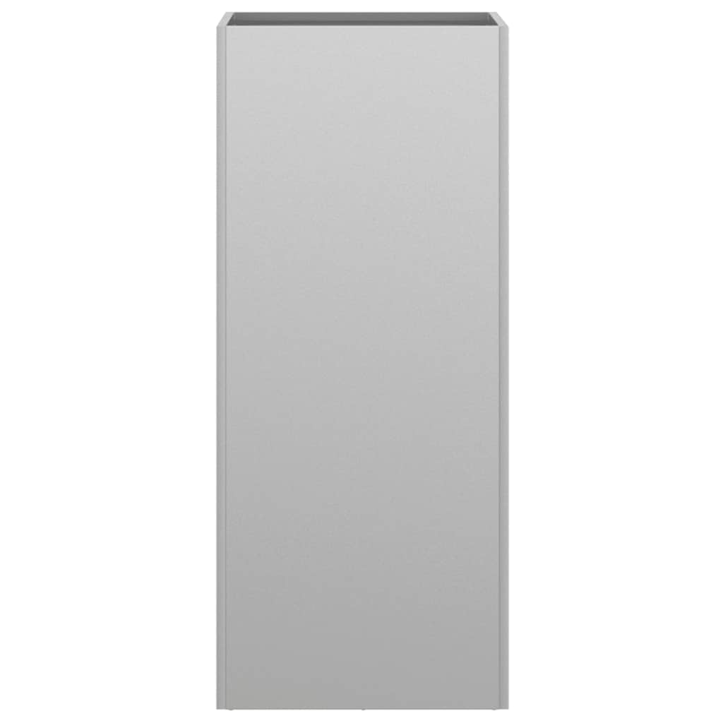 Fioriera Argento 32x29x75 cm in Acciaio Zincato - homemem39