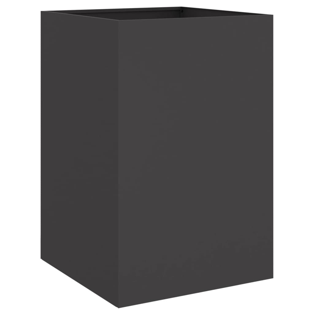 Black Planter 52x48x75 cm in Cold Rolled Steel