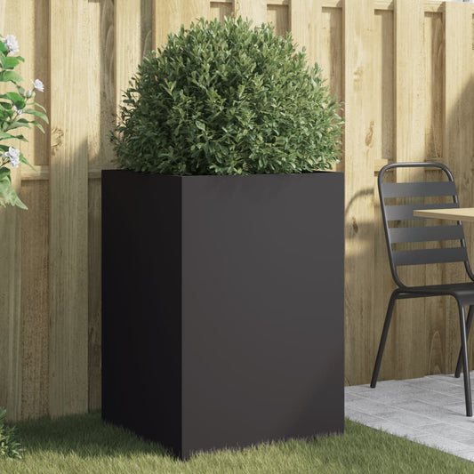 Black Planter 52x48x75 cm in Cold Rolled Steel