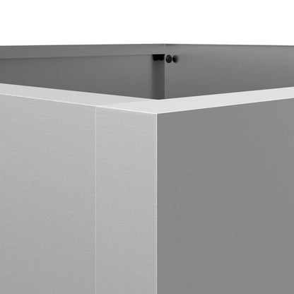 Fioriera Argento 52x48x75 cm in Acciaio Zincato