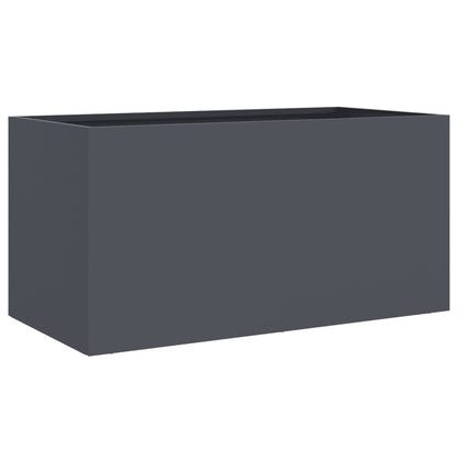 Anthracite Planter 62x30x29 cm in Cold Rolled Steel