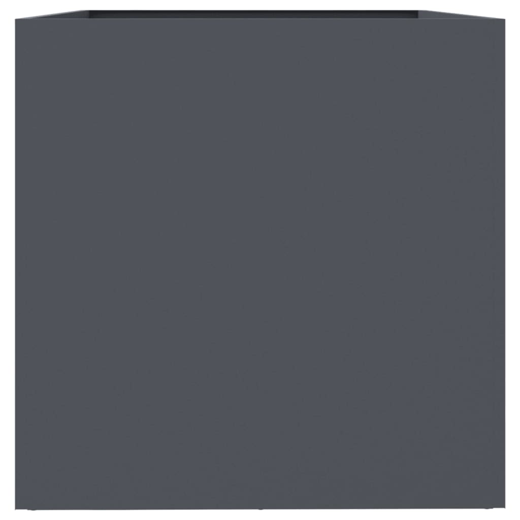 Fioriera Antracite 62x30x29 cm in Acciaio - homemem39