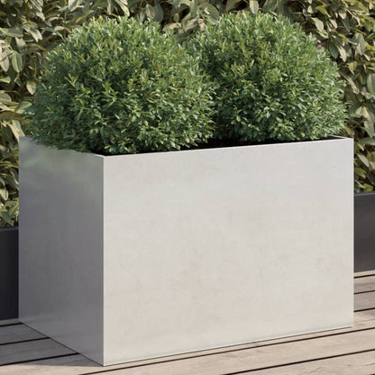 Silver Planter 62x40x39 cm in Stainless Steel