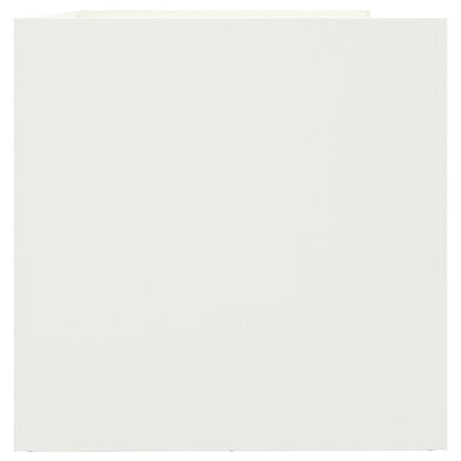 Fioriera Bianca 62x47x46 cm in Acciaio