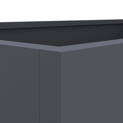 Fioriera Antracite 62x47x46 cm in Acciaio